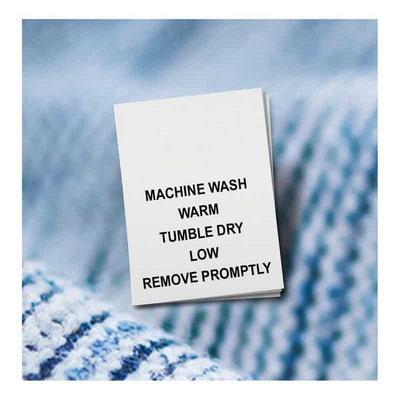 machine wash labels