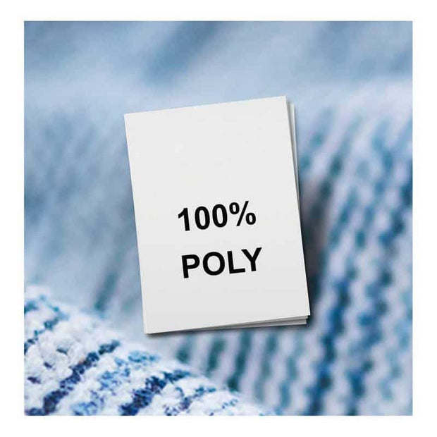 fabric content labels - poly