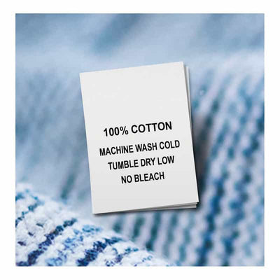 100% Satin Fabric Content Label - Clothing Content Tags - Starlight Labels  – starlightlabels