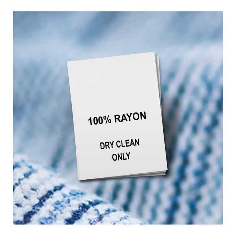 Dry Clean Only, Made in USA Care Labels