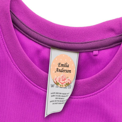 100% Satin Fabric Content Label - Clothing Content Tags - Starlight Labels  – starlightlabels